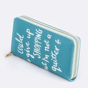 "I Could Give Up Shopping" Wallet