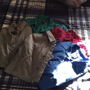 Lot H&M slim fit dress shirts size large