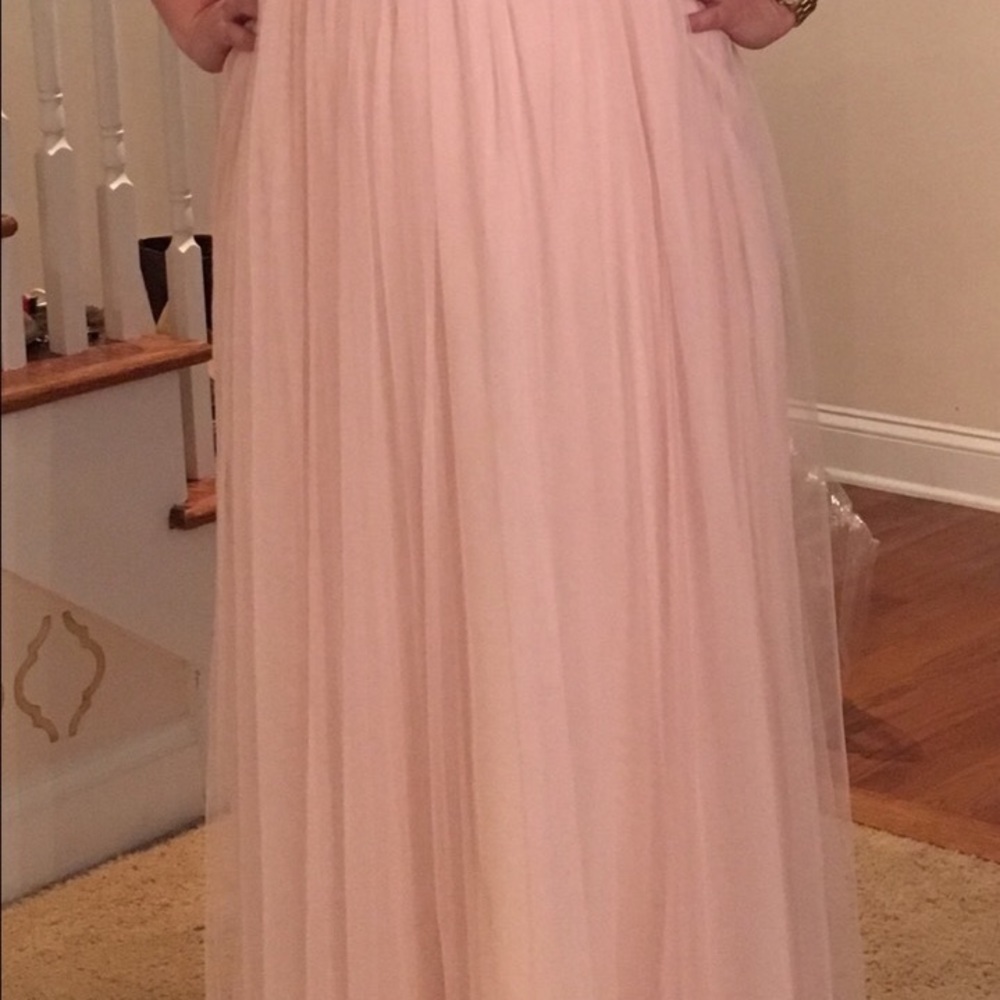 Louise tulle skirt BHLDN blush