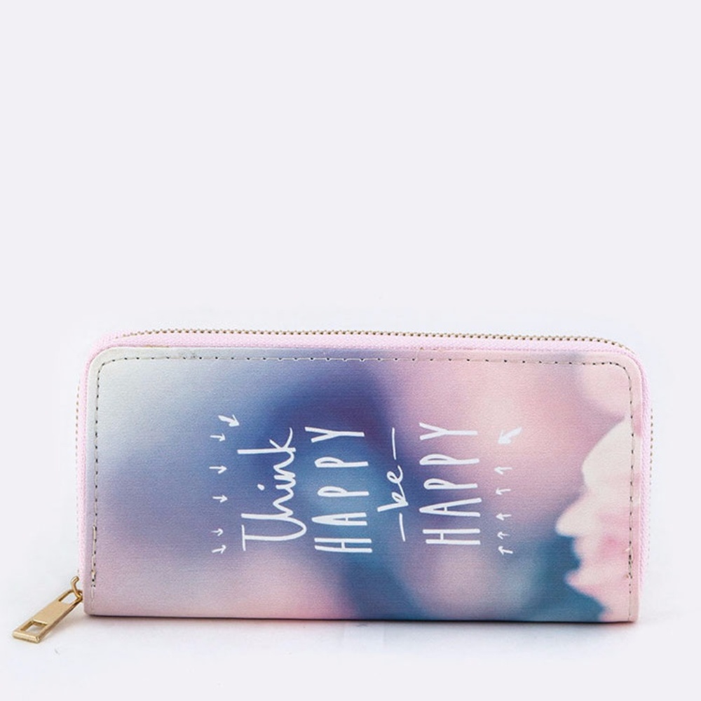 "Think Happy Be Happy" Wallet