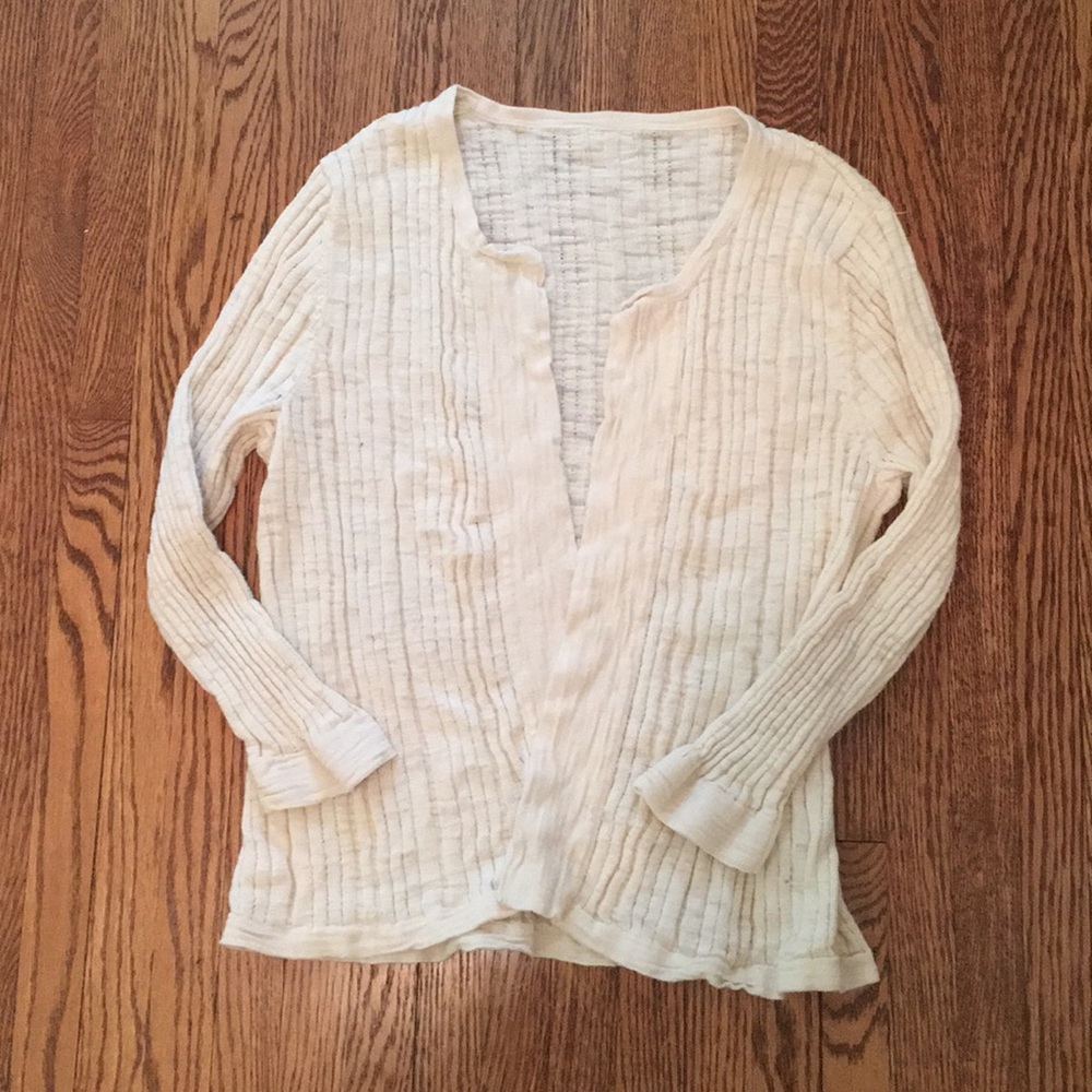 Cute off white cardigan size small