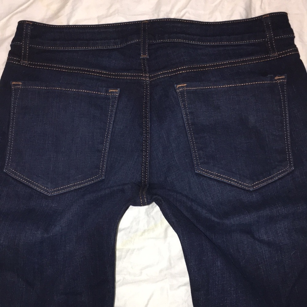 ANN TAYLOR LOFT CURVY STRAIGHT JEANS 31 12