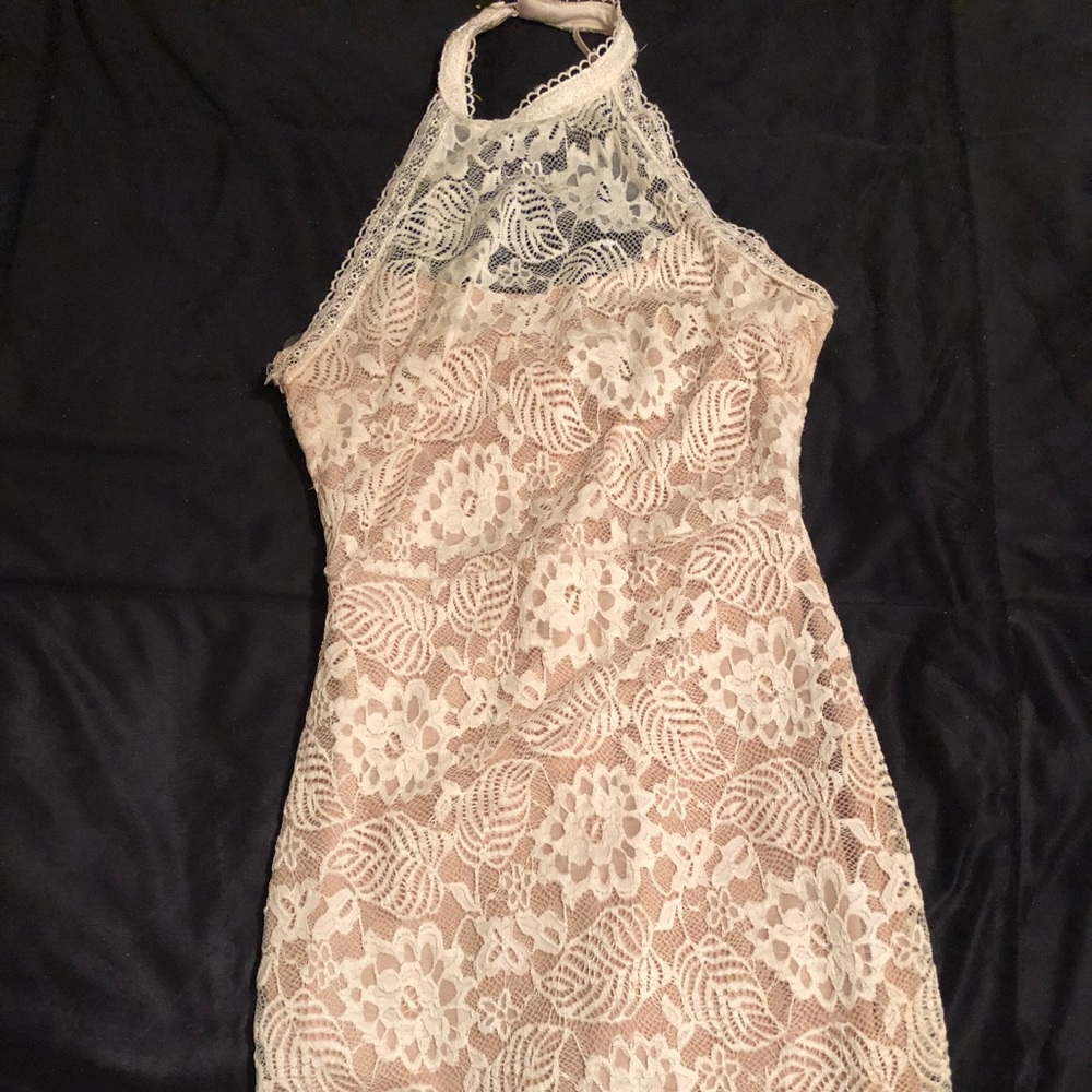 Hot Miami styles halter dress with back out