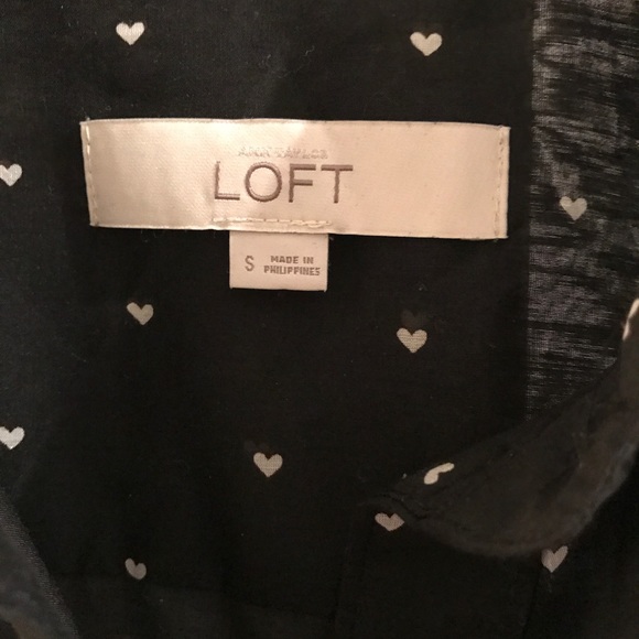 Super cute heart button up! - Picture 3 of 4