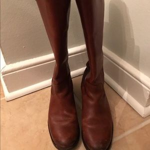 Frye Melissa brown riding boots