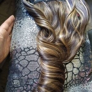 Brown and blonde hair extensions final price
