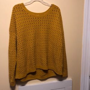 Old navy, chunky mustard yellow sweater