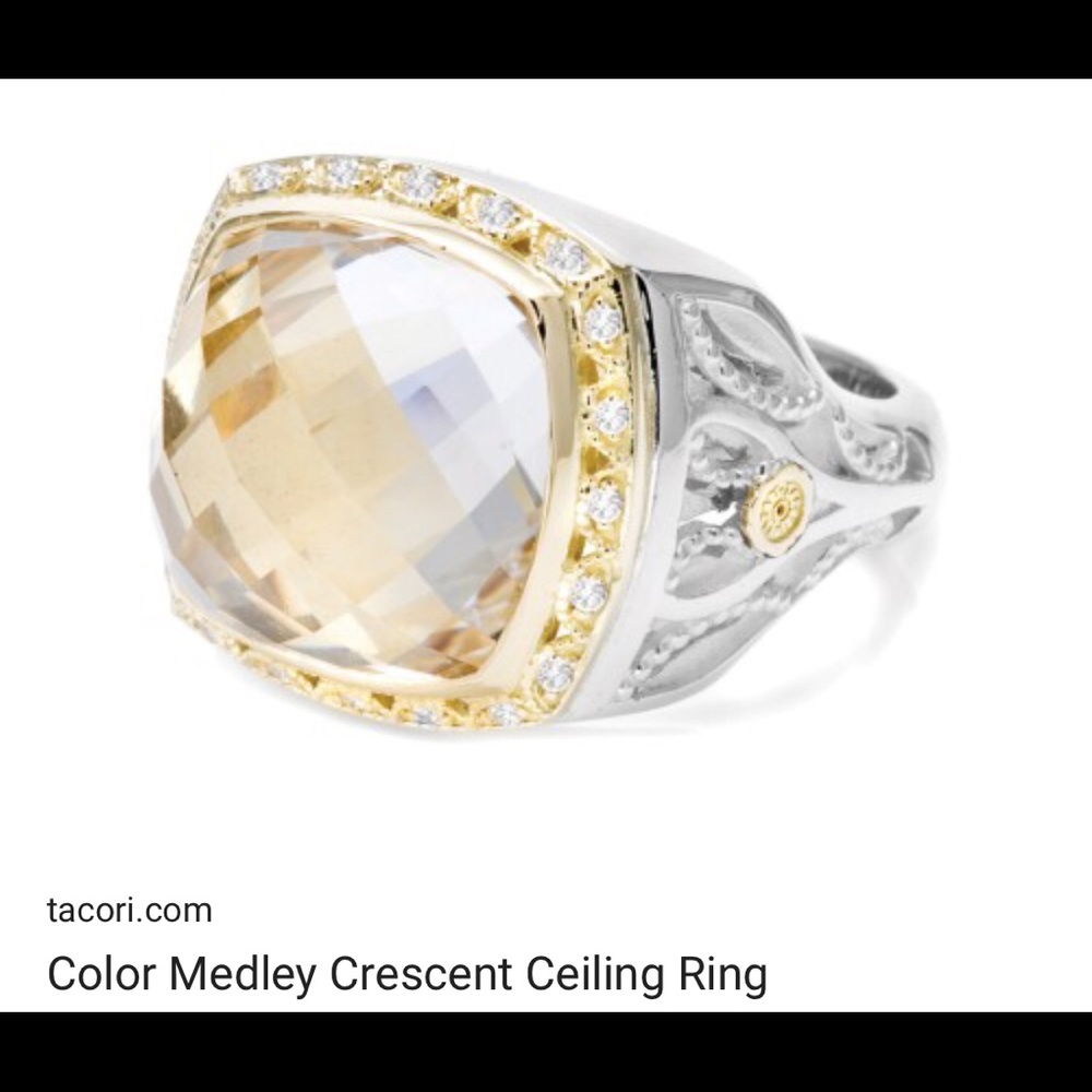 Brand new Tacori crescent ceiling ring