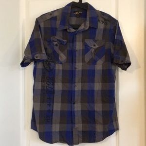 Helix Short Sleeve Button Down Shirt