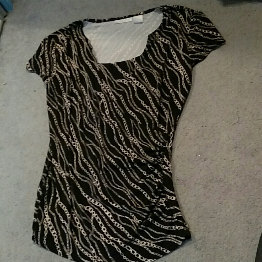 Chicos layered top cardigan