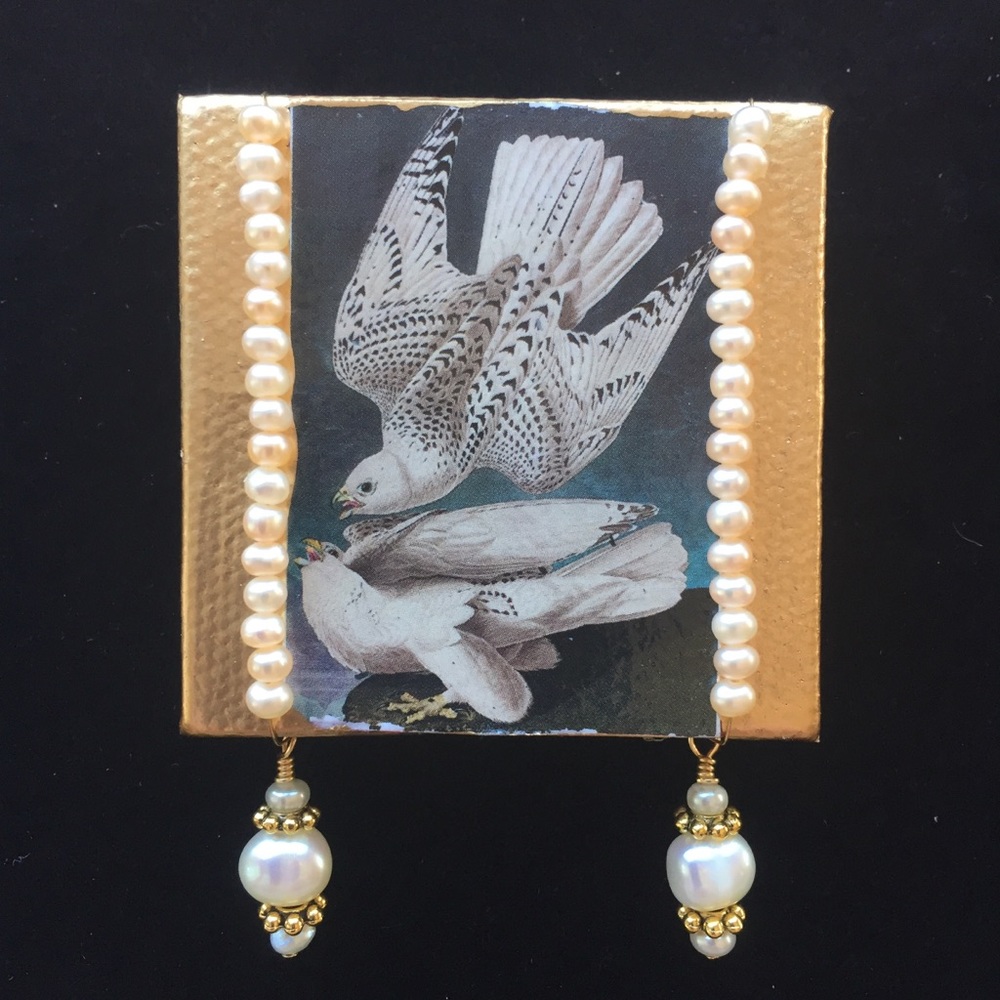 Grace & Viola Art Brooch