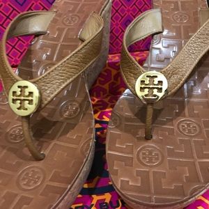 Tory Burch Wedge sandals - tan