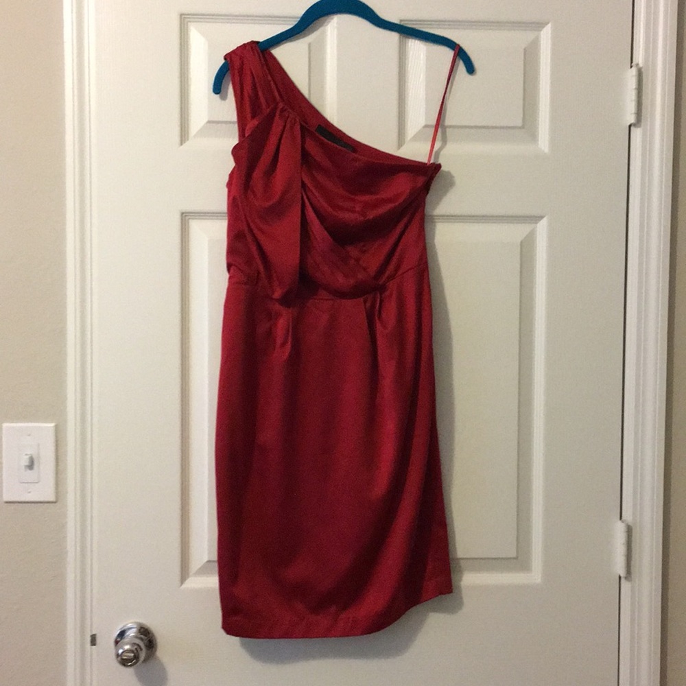 NWT Red One Shoulder Christmas Dress - Sz 4