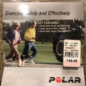 Polar FS1 dark blue heart rate monitor
