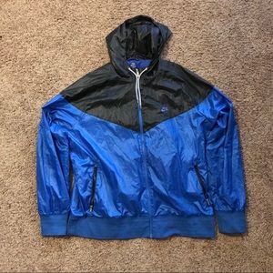 royal blue windbreaker nike