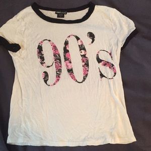 Cropped white t-shirt