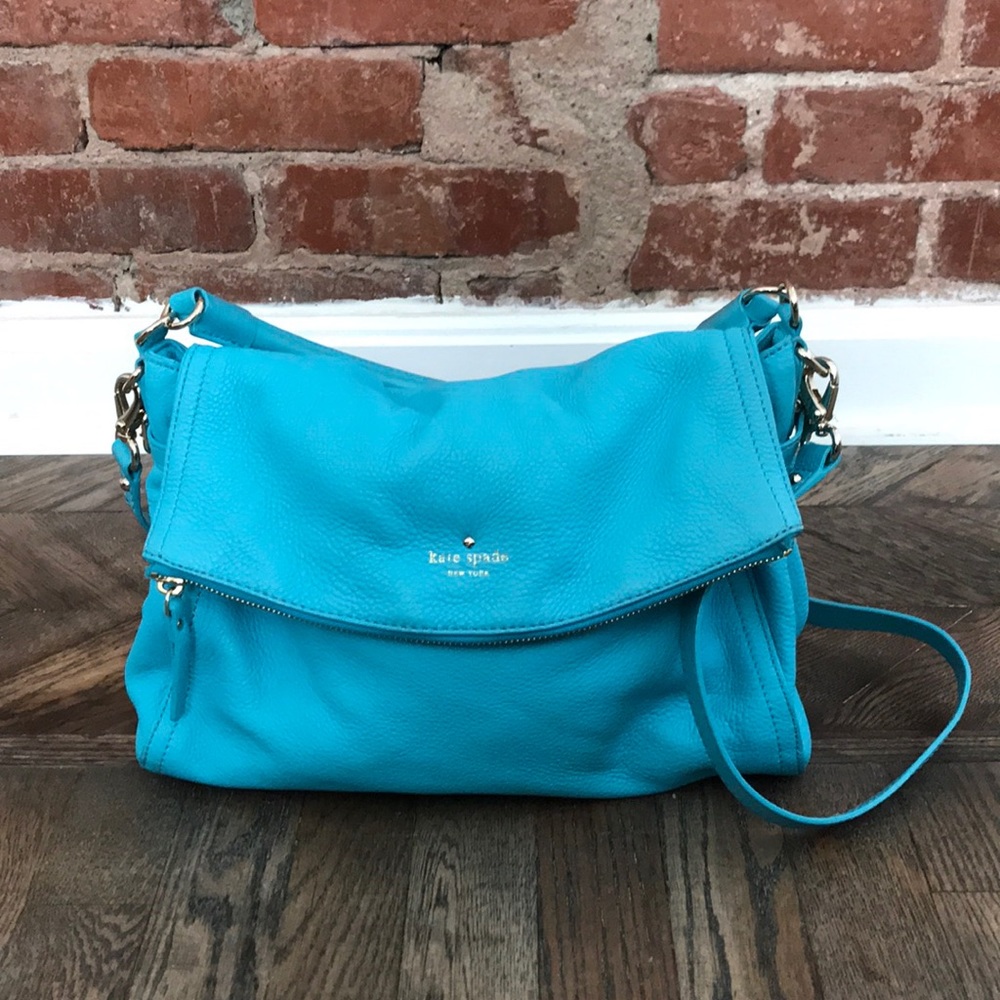 Kate Spade Cobble Hill Little Minka Blue Handbag