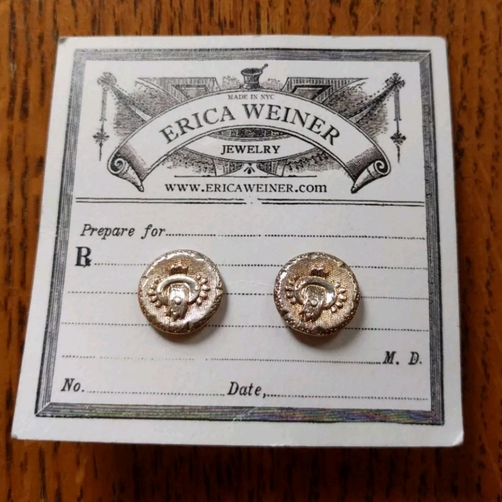Erica Weiner stud earrings NWT
