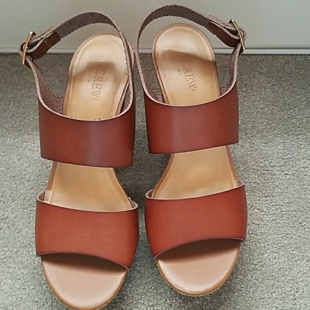 NWOT J. Crew Wedges