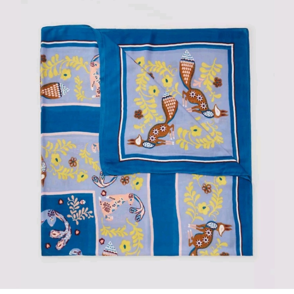 LOFt Bird Rabbit Scarf NWT - Picture 2 of 2