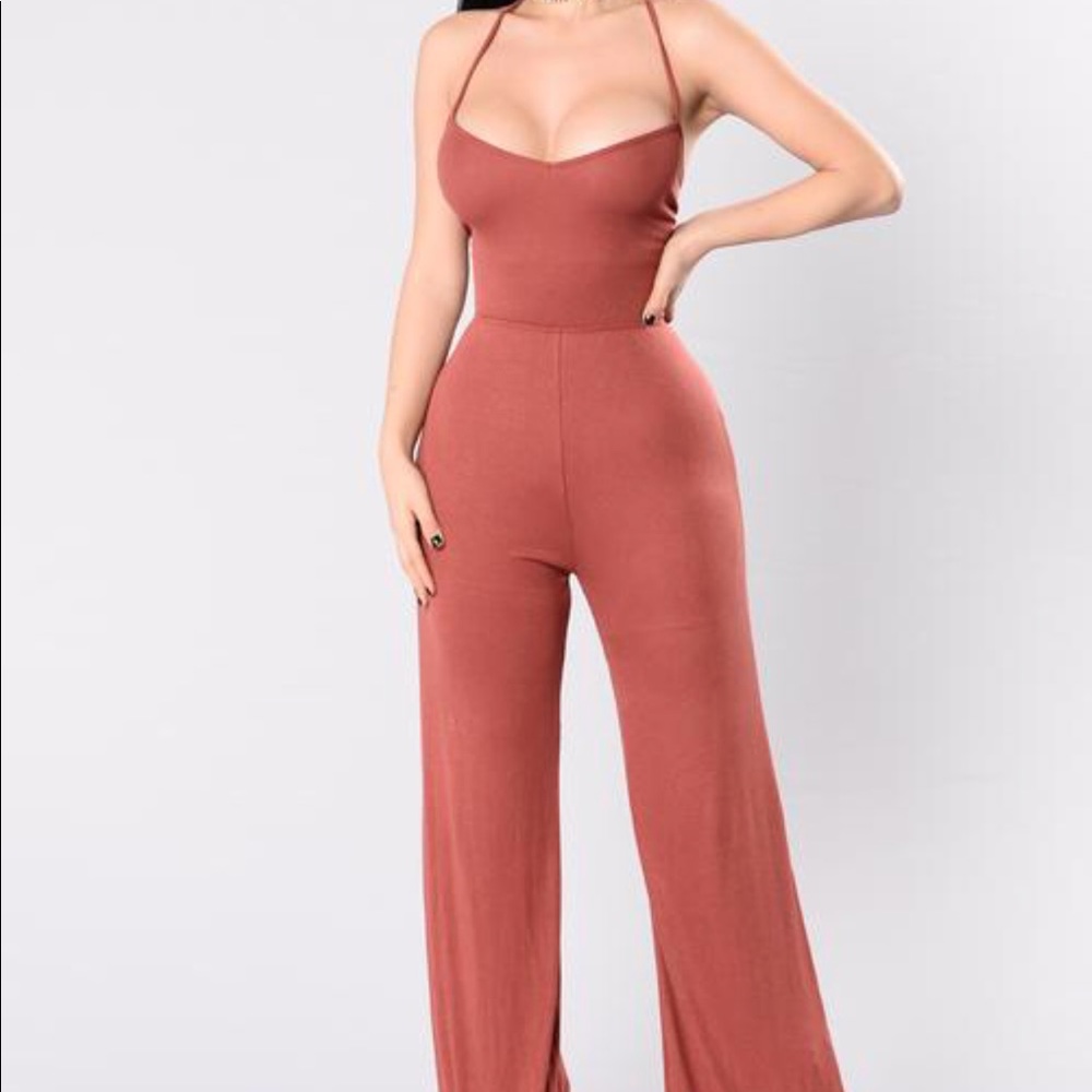 Fashion Nova Wide Leg Jumpsuit