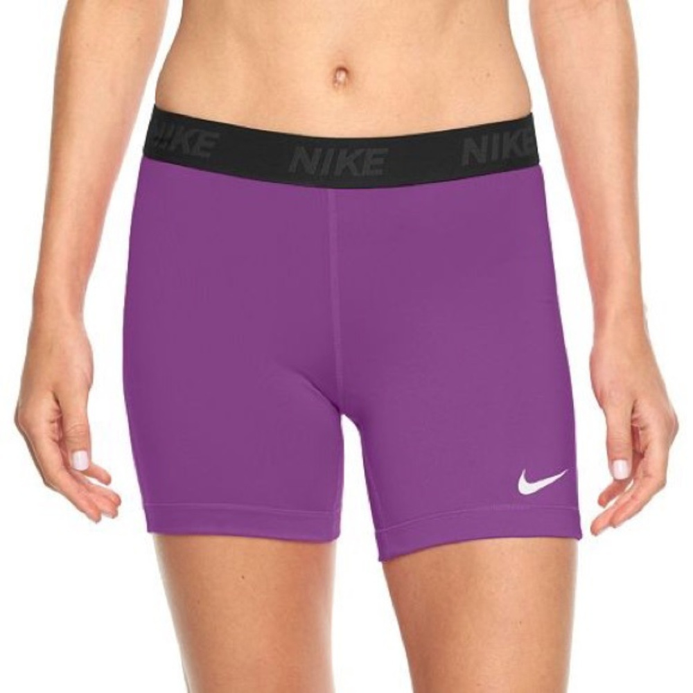SOLD Women's Nike Shorts Purple Training S L - Picture 2 of 7