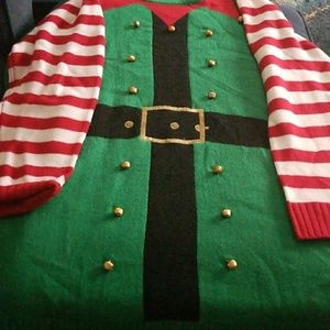 Worn Once Christmas Elf Sweater