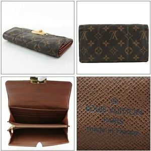 ULTRA RARE LOUIS VUITTON LEATHER WALLET WITH LATCH