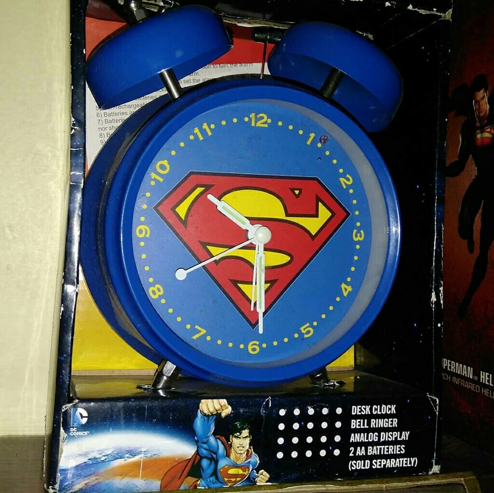 SUPERMAN ALARM CLOCK