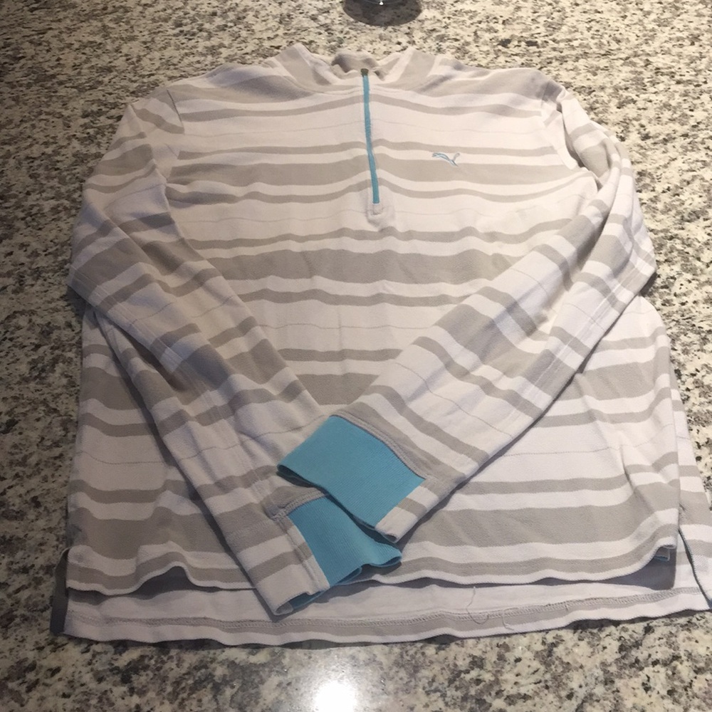 Puma long sleeve quarter zip shirt