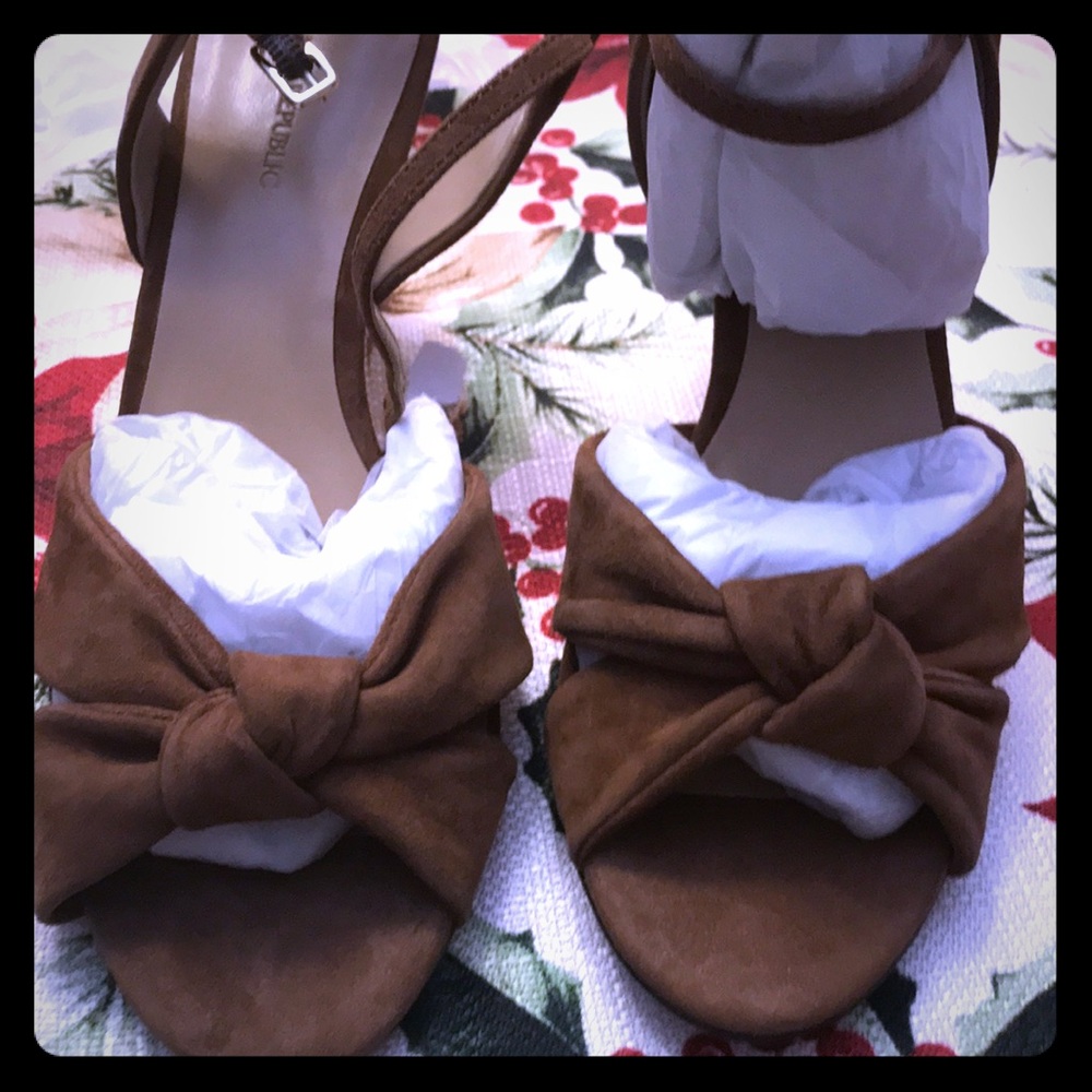 Banana Republic knitted high heel sandal