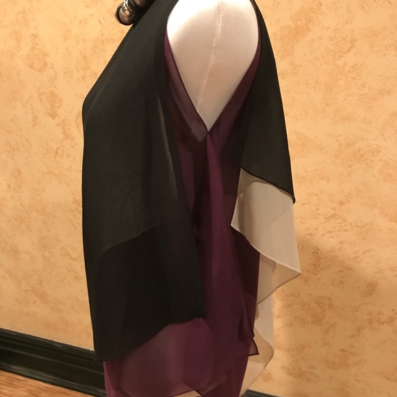 ELIJAH - One shoulder, Tiered Tunic Top - Picture 3 of 5