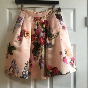 Ted Baker Skirt (pink floral)
