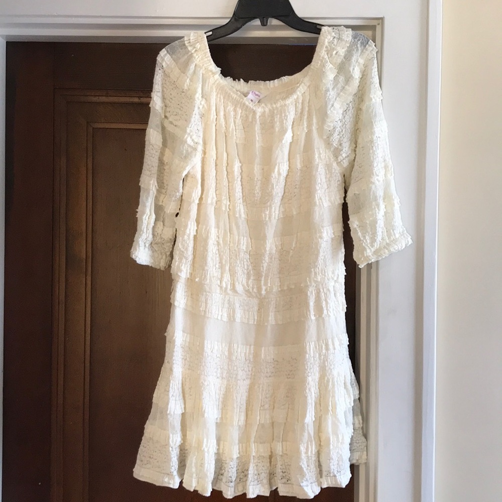 Cream Lace Dress from Candie’s.