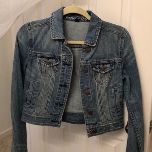 American Eagle Cropped Jean Jacket
