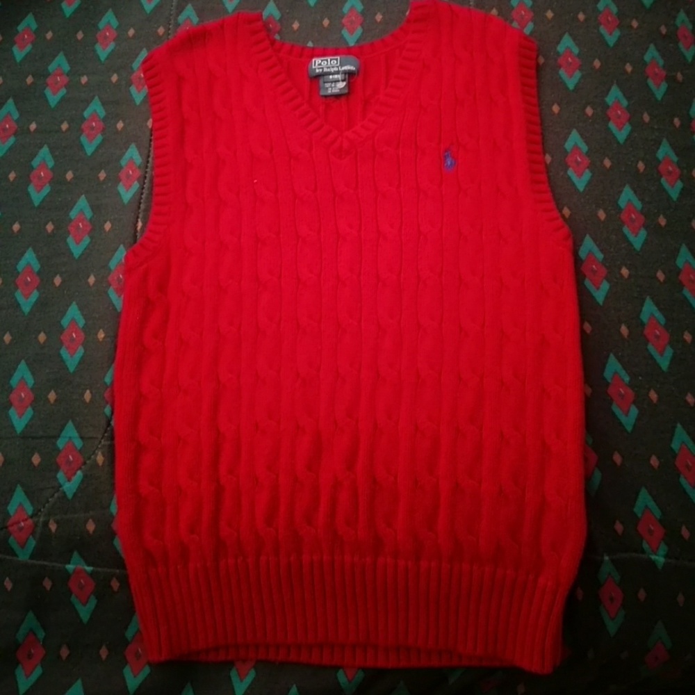 Polo Red Sweater Vest