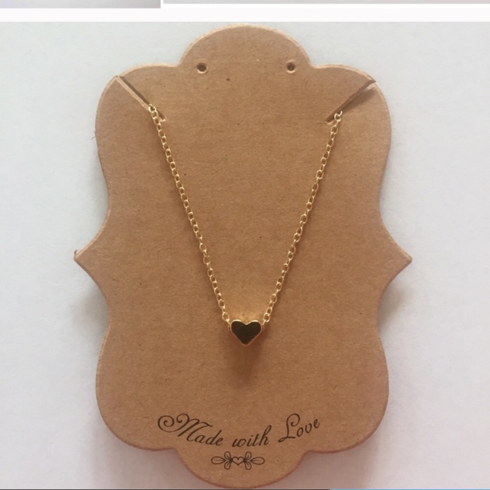 1MORE LEFT Rated 5 ⭐️⭐️Gold Plated Dainty Heart - Picture 7 of 7