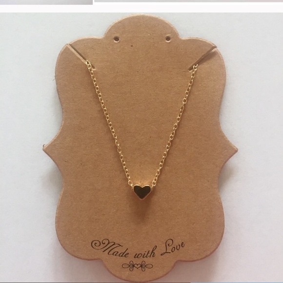 1MORE LEFT Rated 5 ⭐️⭐️Gold Plated Dainty Heart - Picture 7 of 7