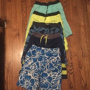 5 Old Navy Boy's Size 10/12 Bathing Suits