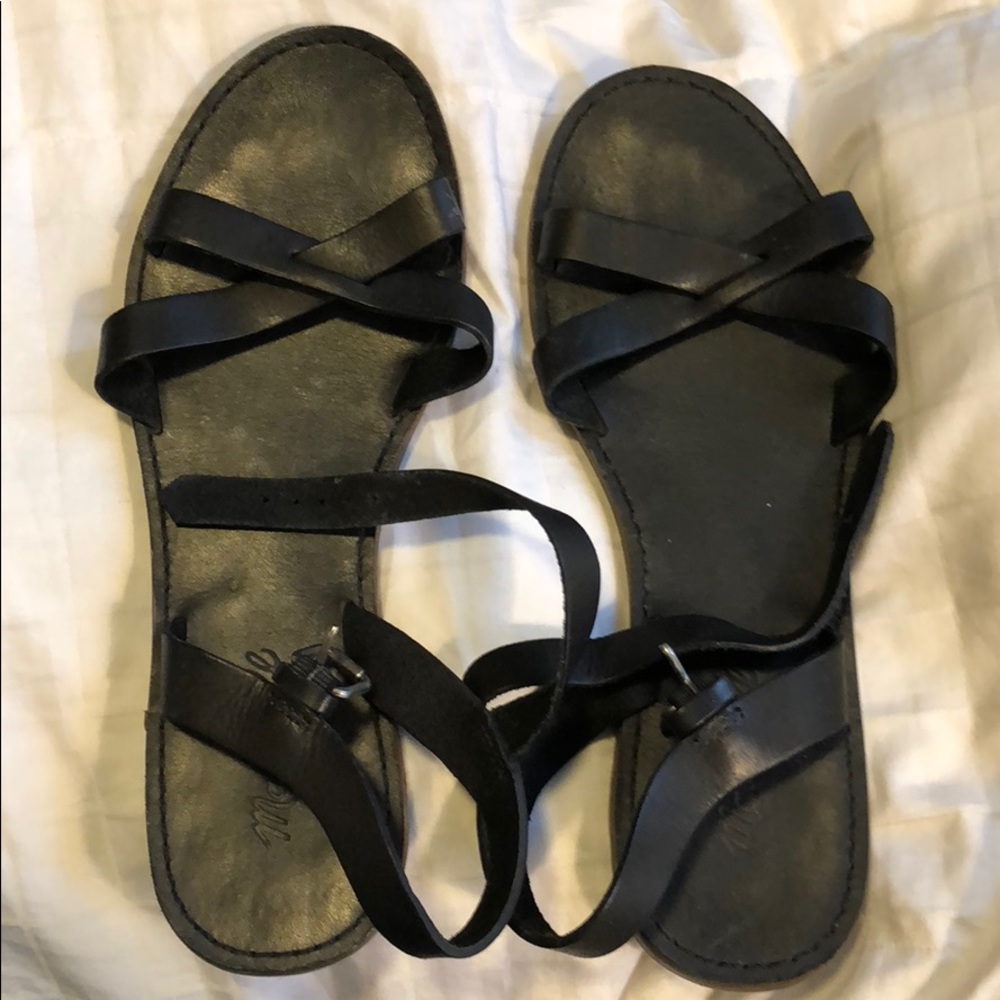 Madewell black sandals