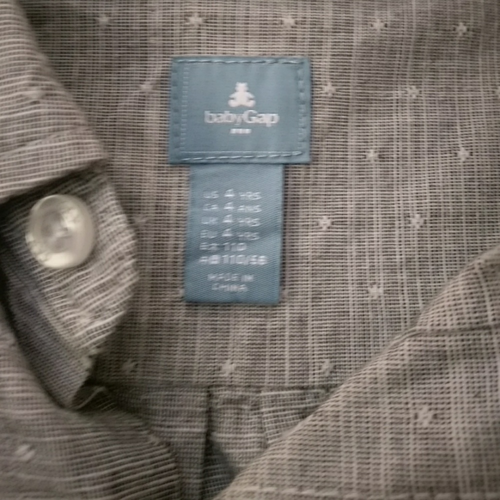 Gray Button Up - Picture 2 of 2