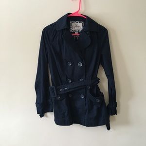 Blue Papaya Trench Coat