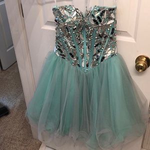 EXTREMELY DISCOUNTED Sherri Hill Strapless Dress