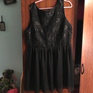 Beautiful sequin black holiday dress.