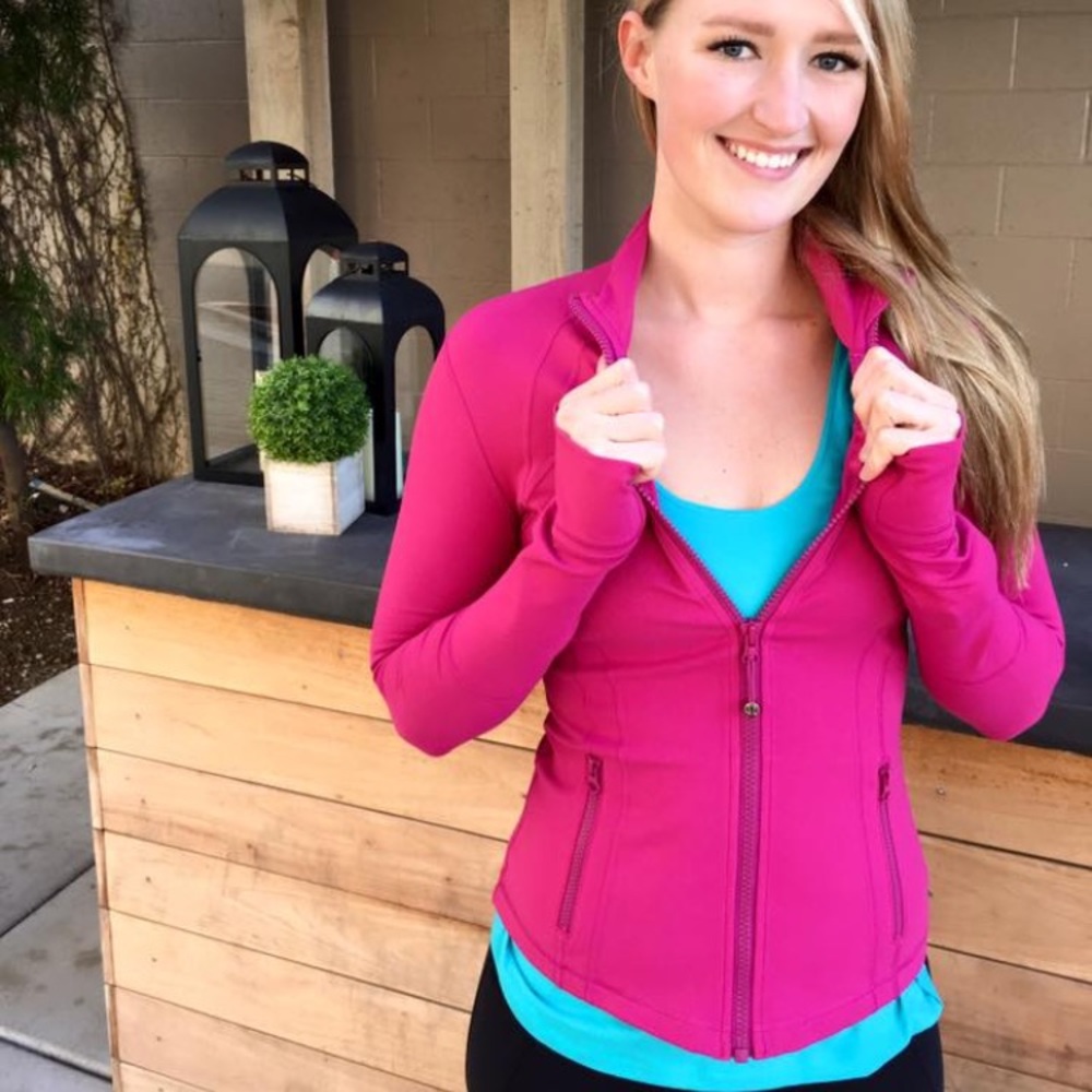 NWOT Lululemon Raspberry Define Jacket