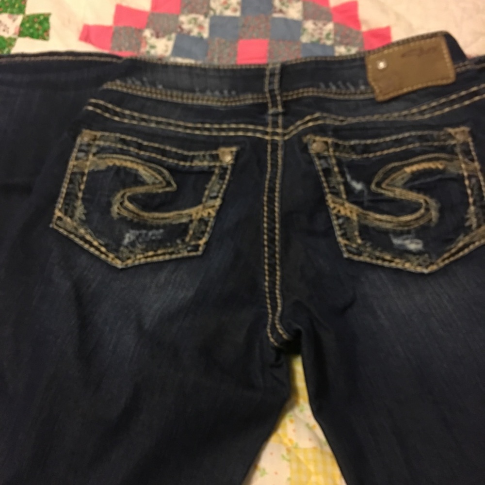 Silver jeans