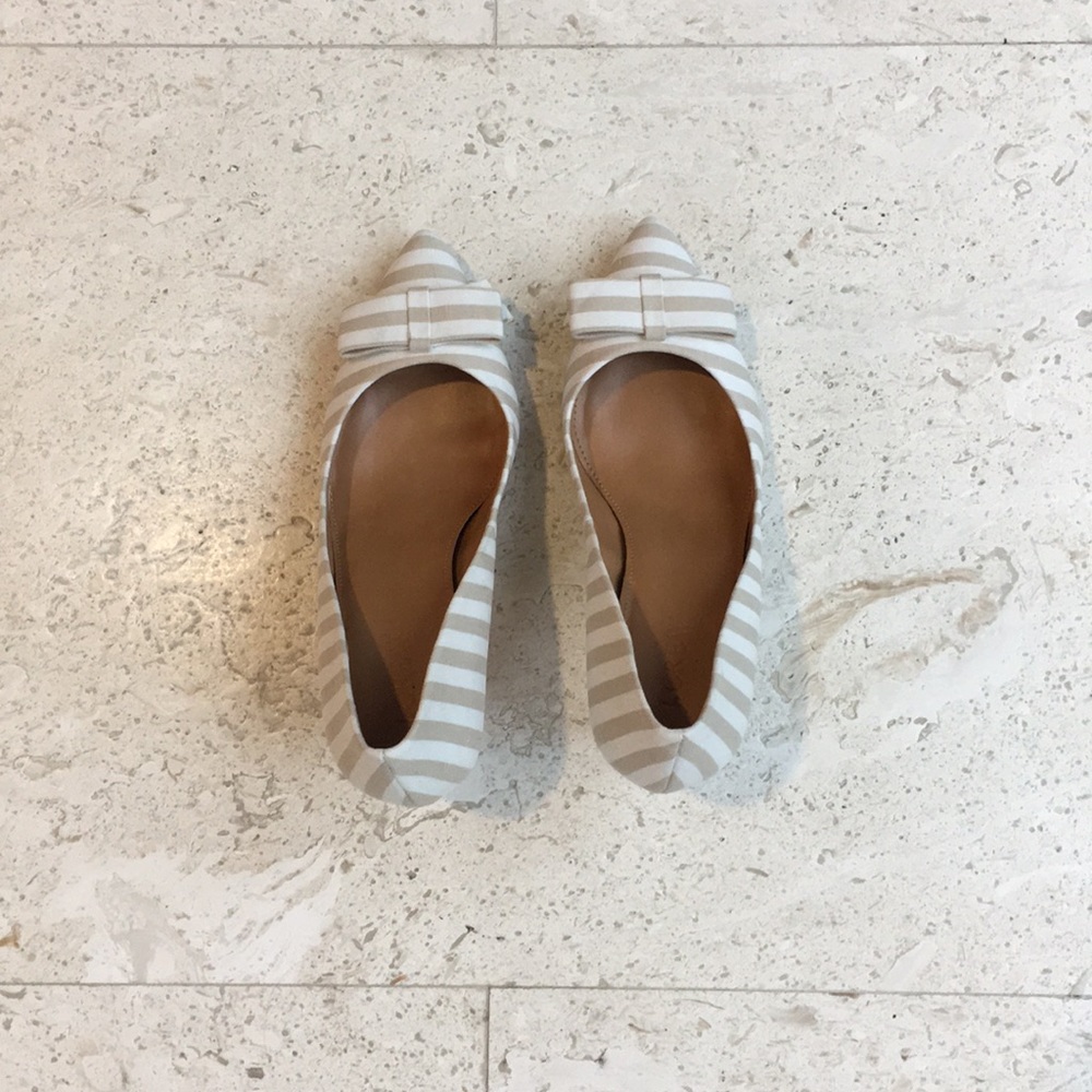 J. Crew Factory Striped Pumps