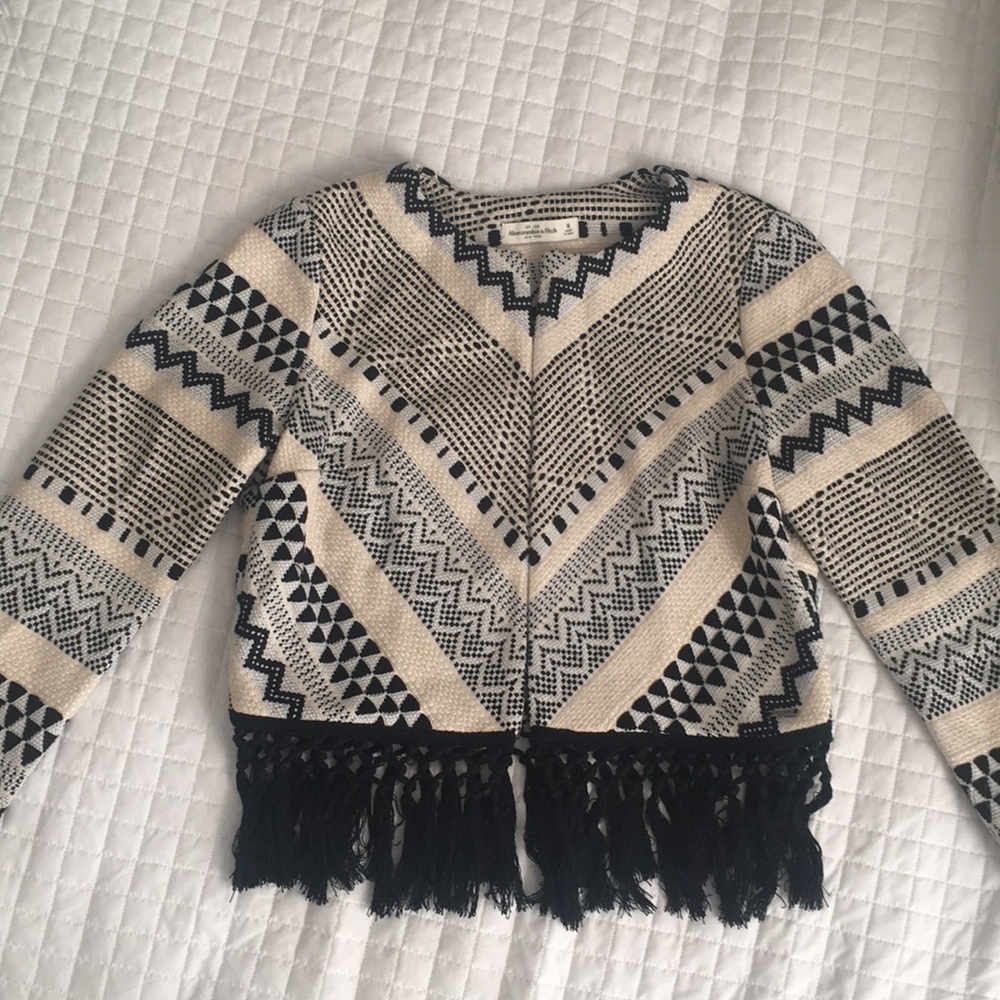 A&F Super Fabulous Jacket with tassels