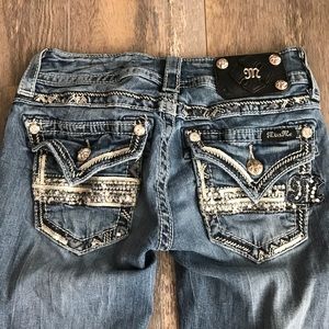 Miss me jeans used, size 25/33