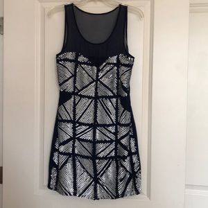 Sequin, sheer dress!